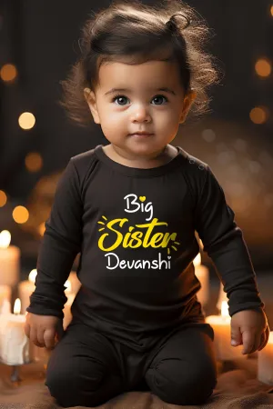 Big Sister Baby Romper | Onesies w/ Custom Name