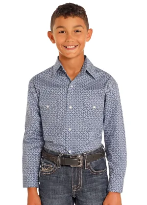 Boy's Panhandle Flex Tech Long Sleeve Snap Shirt