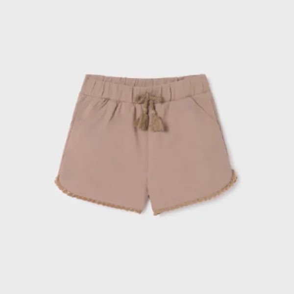 BROWN CHENILLE SHORT FOR GIRLS