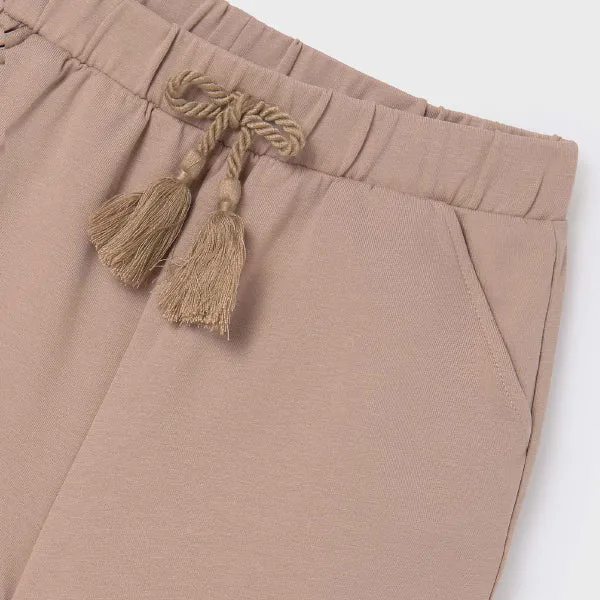 BROWN CHENILLE SHORT FOR GIRLS