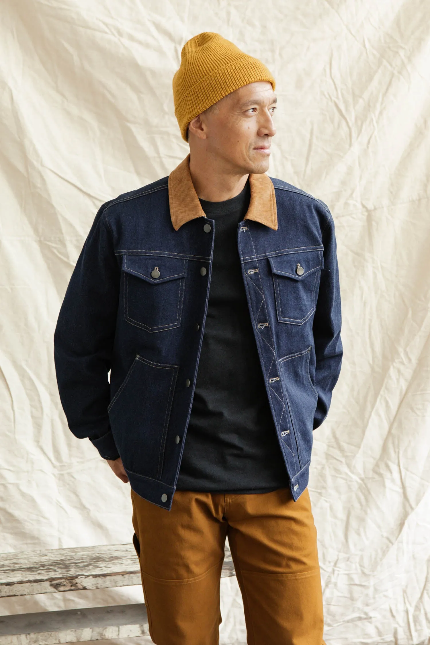 Burl Trucker Jacket / Dark Denim