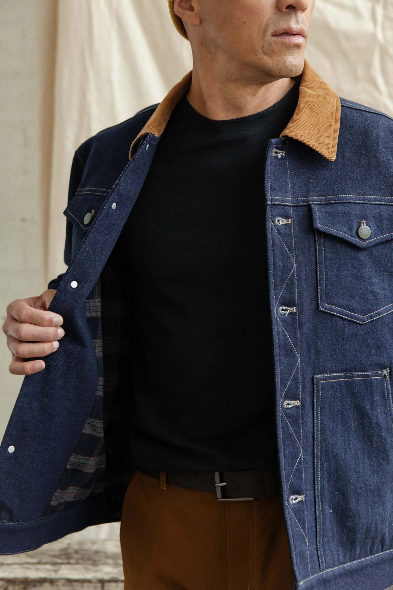 Burl Trucker Jacket / Dark Denim