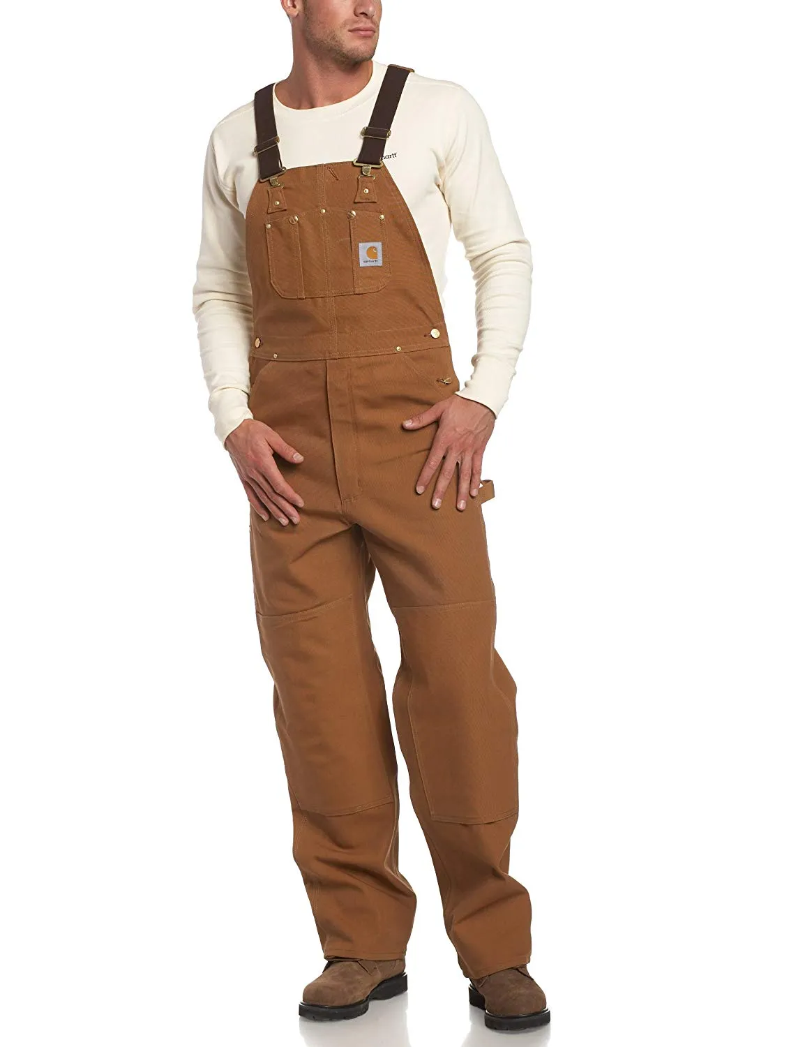 Carhartt Men's Duck Bib Overall Unlined R01