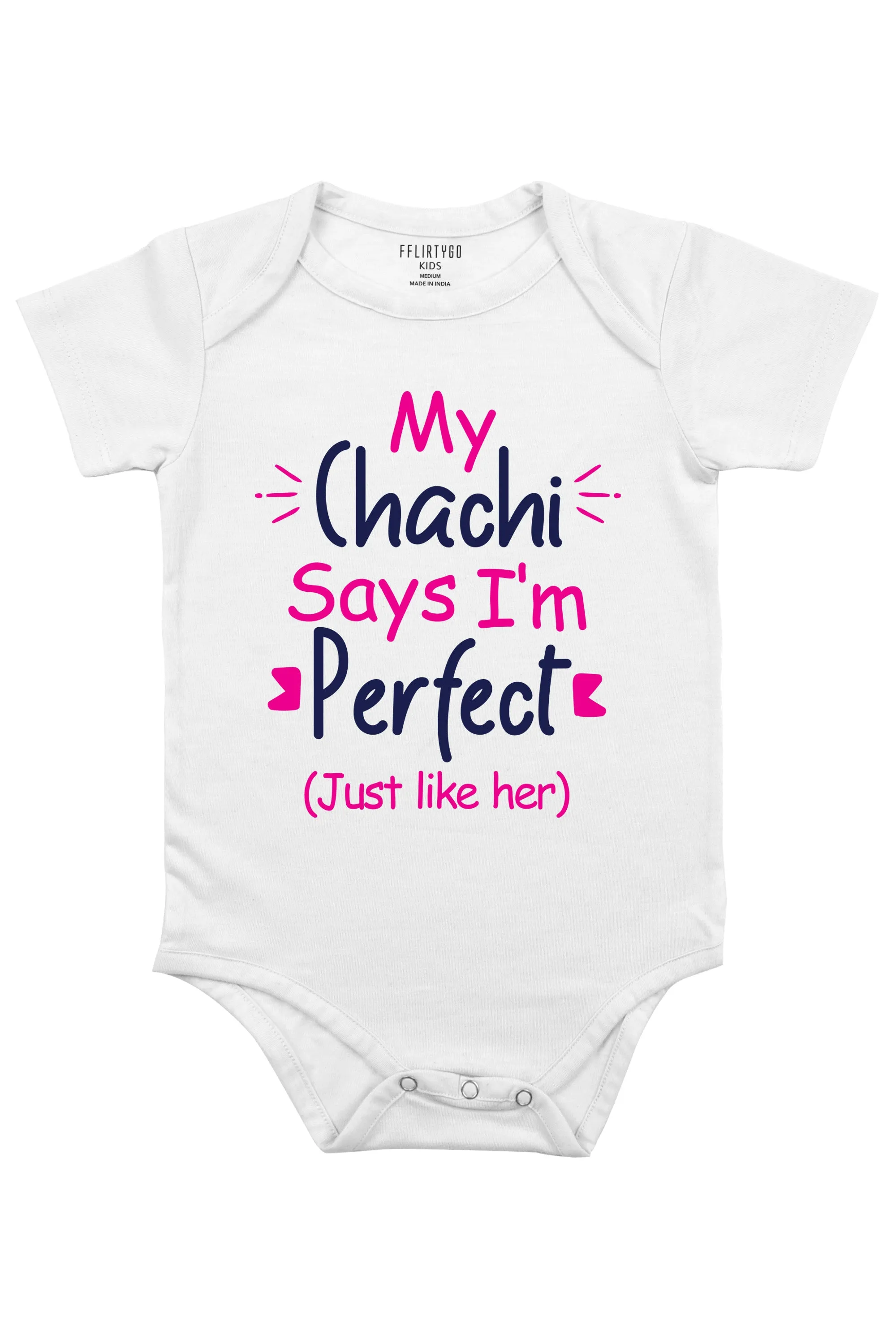 Chachi Say's I'M Perfect Baby Romper | Onesies