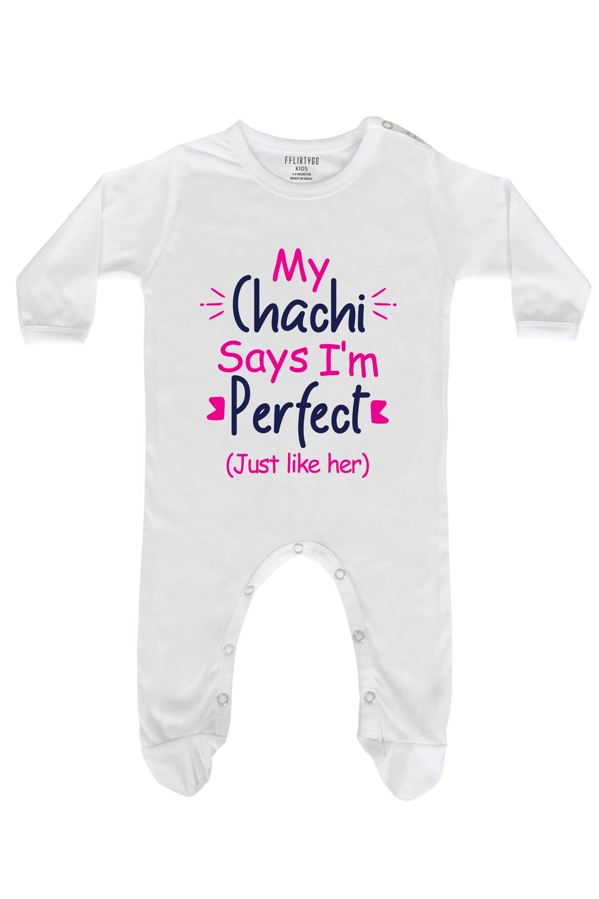 Chachi Say's I'M Perfect Baby Romper | Onesies