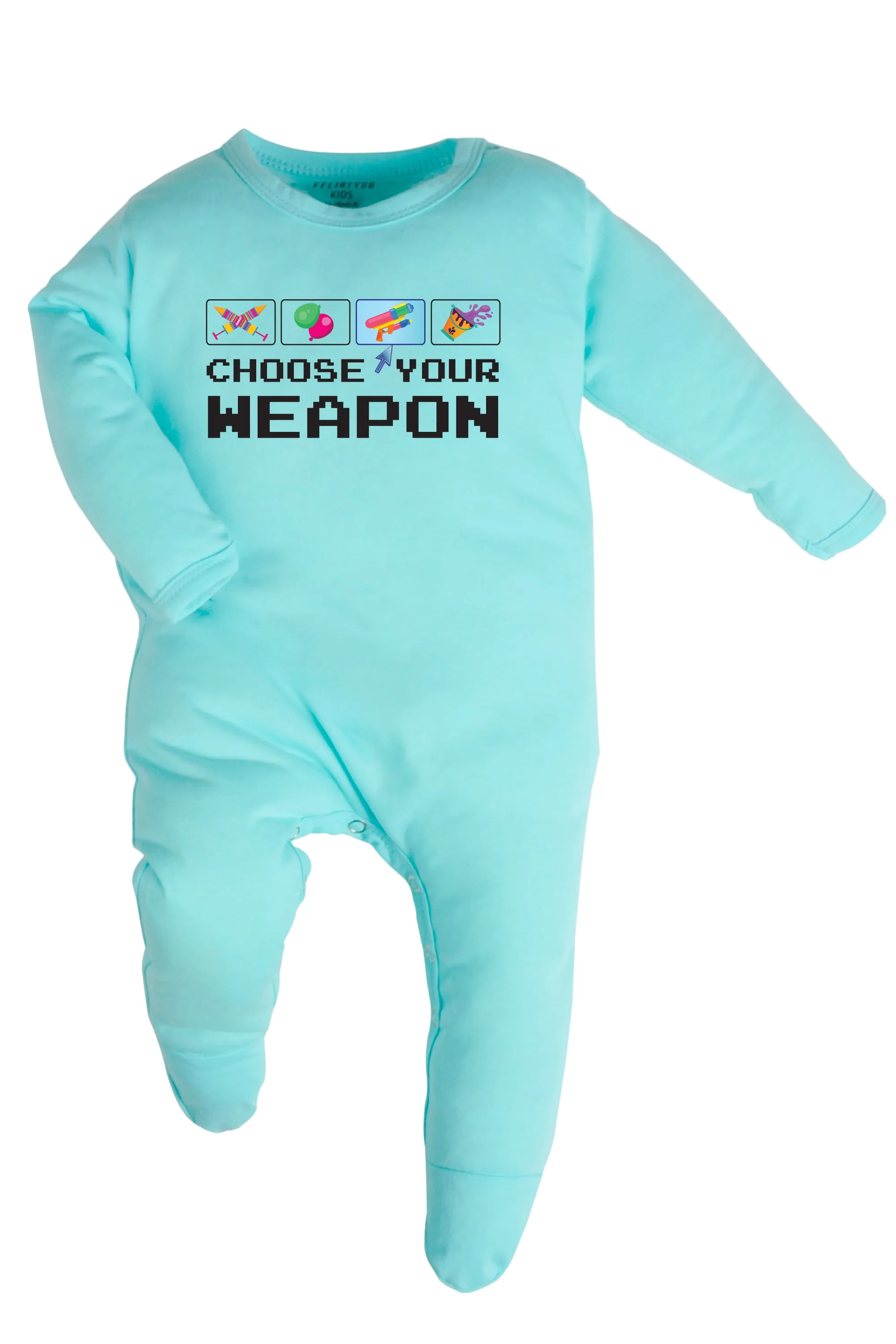 Choose Your Weapon Baby Romper | Onesies