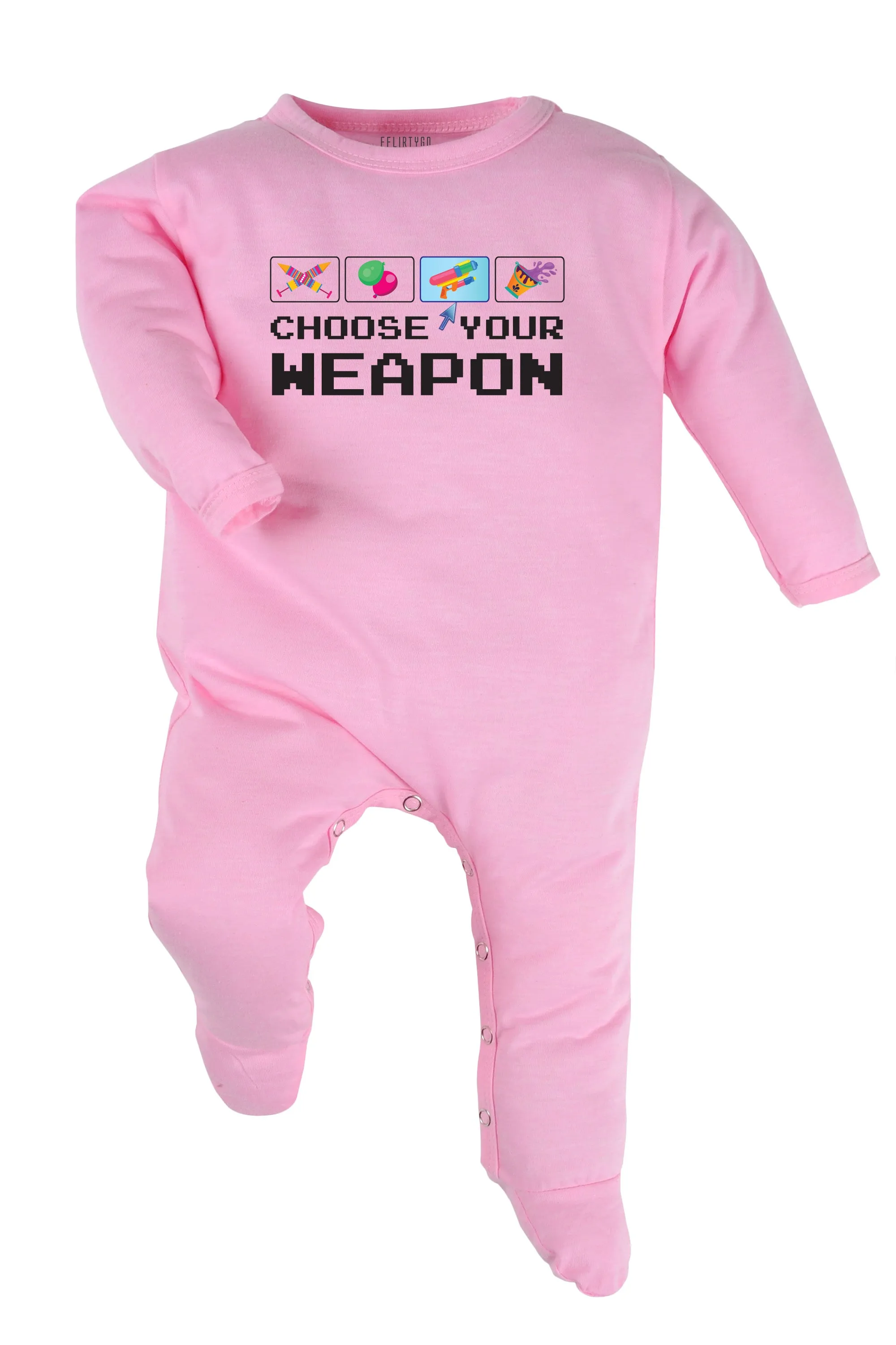 Choose Your Weapon Baby Romper | Onesies