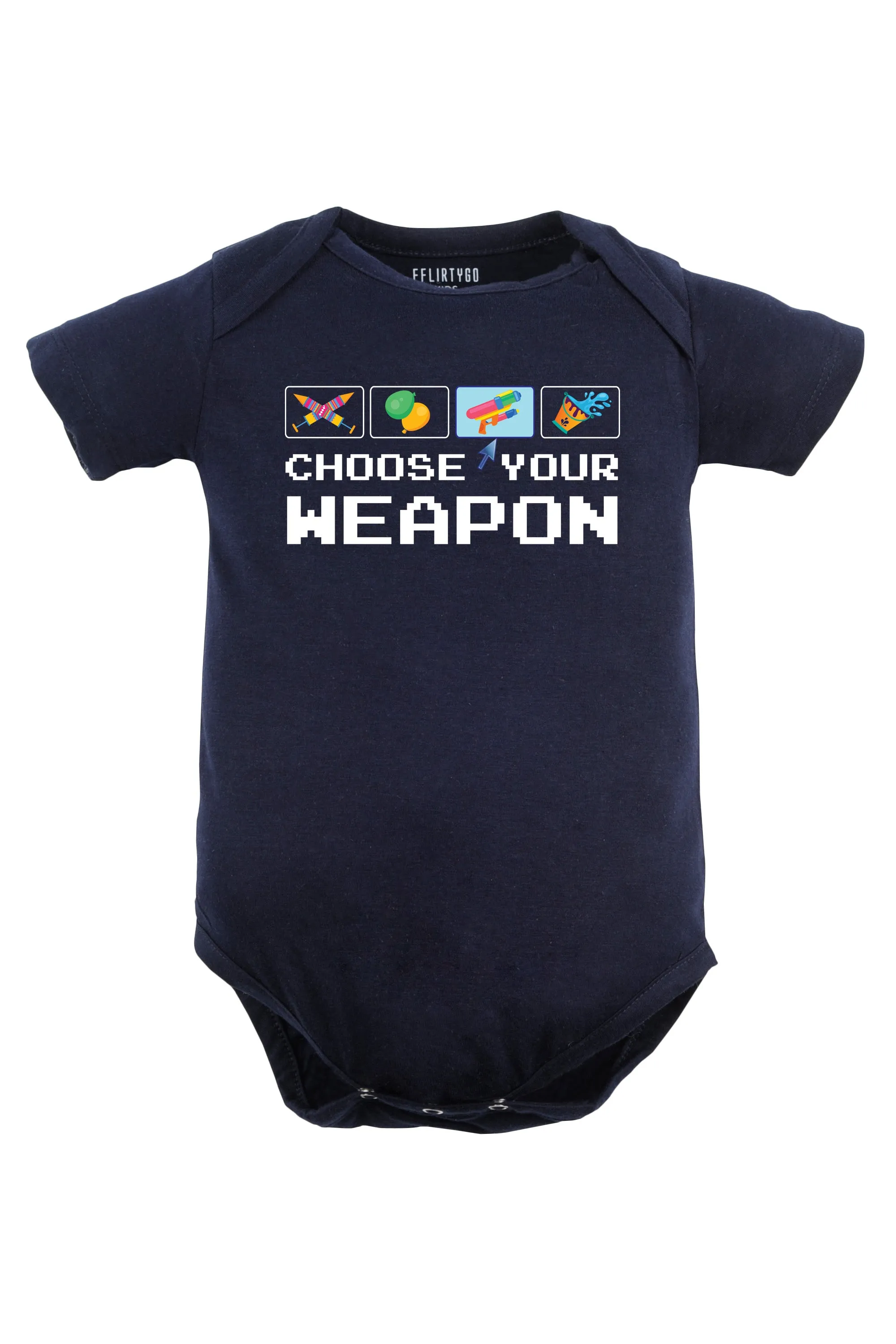 Choose Your Weapon Baby Romper | Onesies