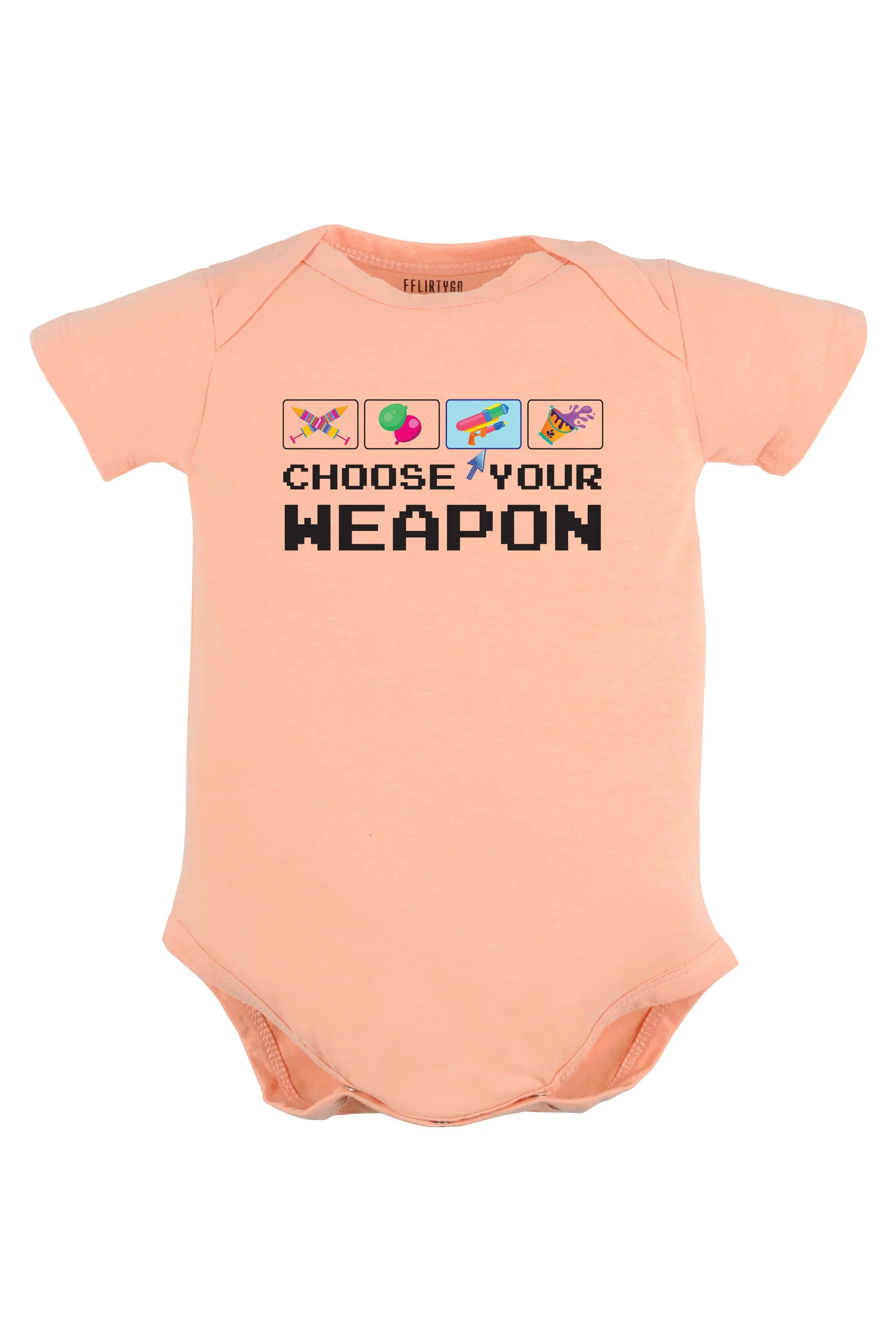 Choose Your Weapon Baby Romper | Onesies