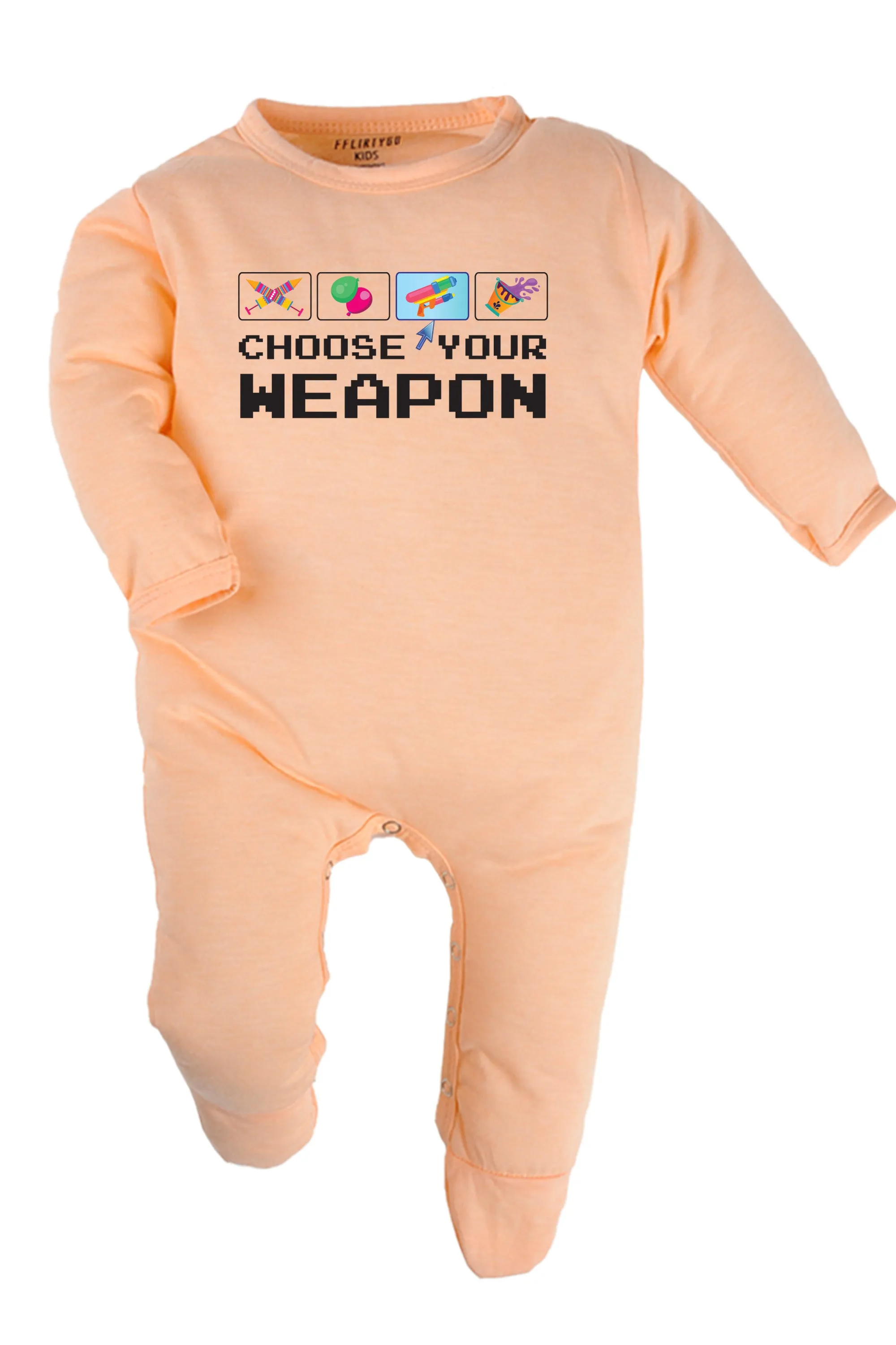 Choose Your Weapon Baby Romper | Onesies