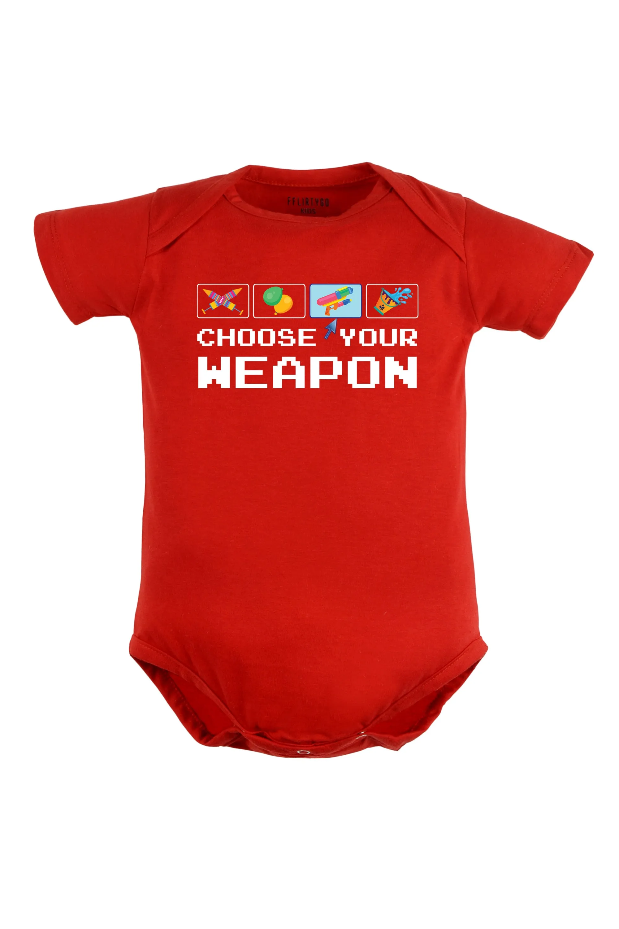 Choose Your Weapon Baby Romper | Onesies