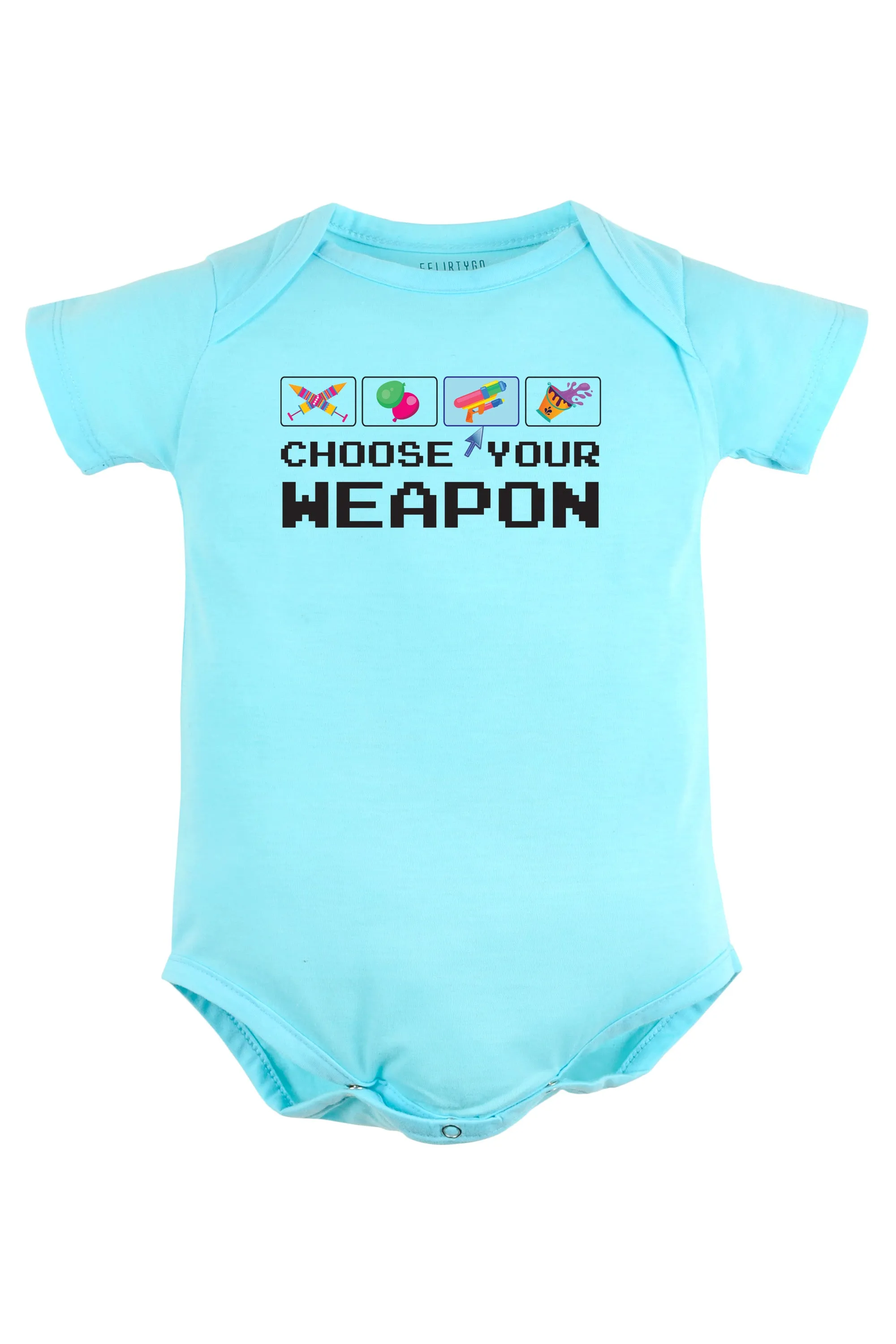 Choose Your Weapon Baby Romper | Onesies