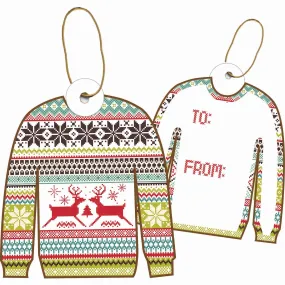 Christmas Sweater Gift Tags