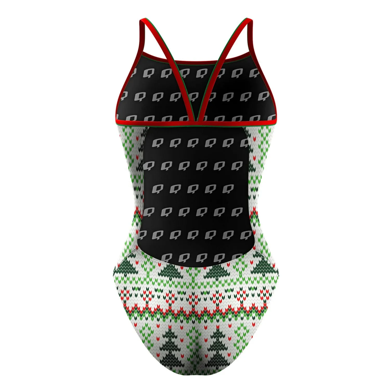 Christmas Tree - Sunback Tank Swimsuit