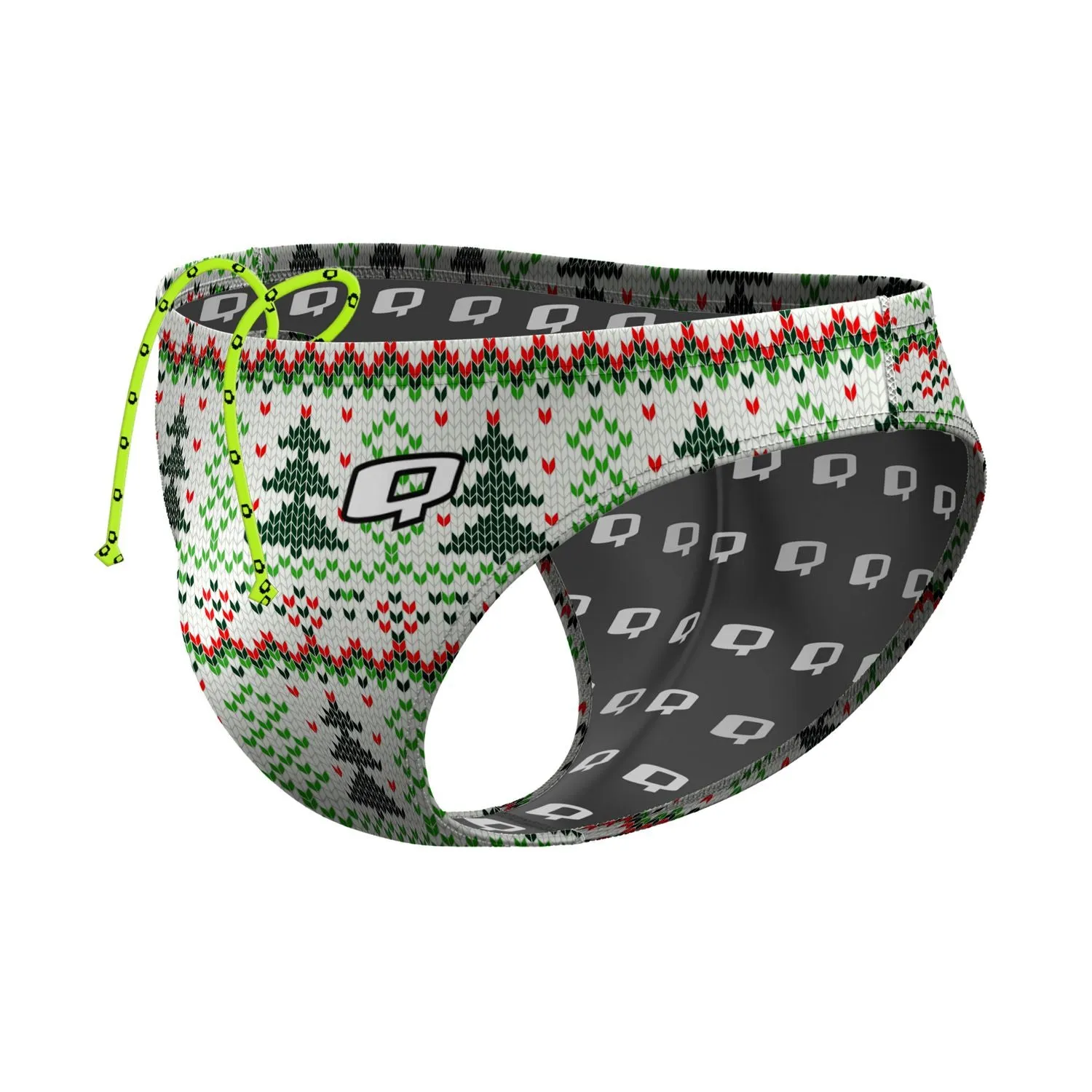 Christmas Tree Sweater Waterpolo Brief Swimwear