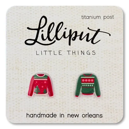 Christmas Ugly Sweater: Earrings - Lilliput Little Things