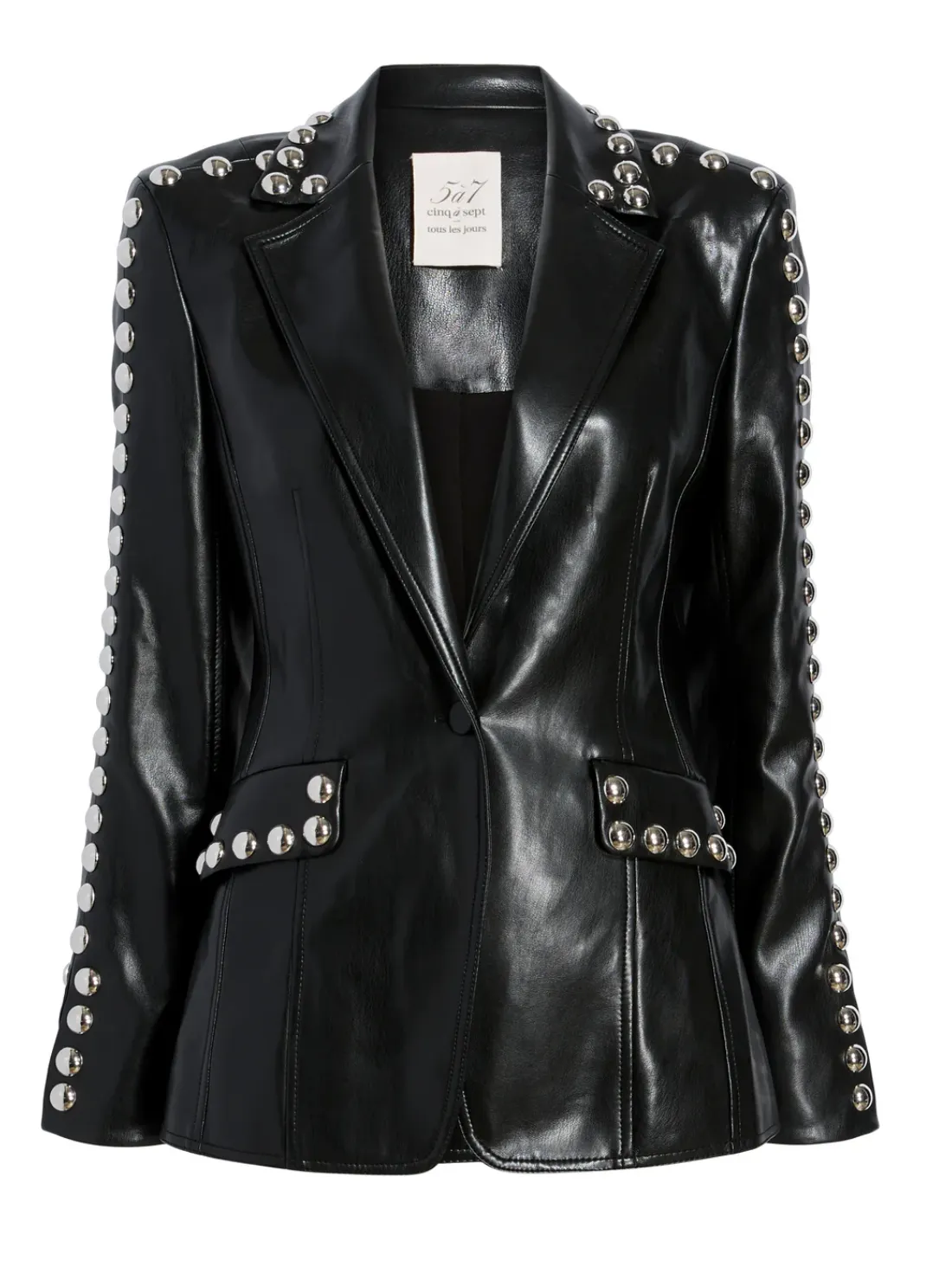 Cinq a' Sept Studded Milly Jacket Black