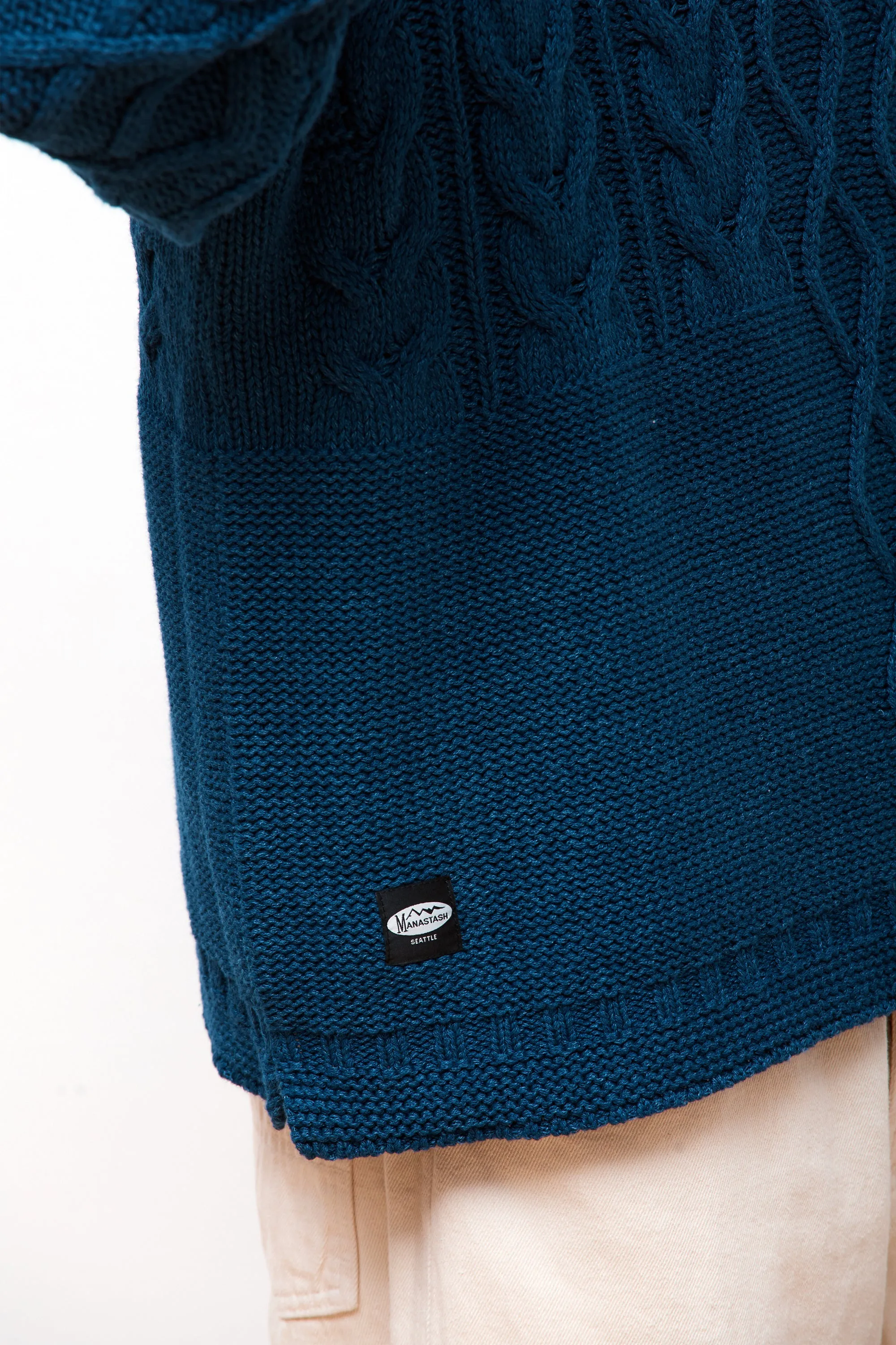 Cotton Guernsey Sweater Indigo