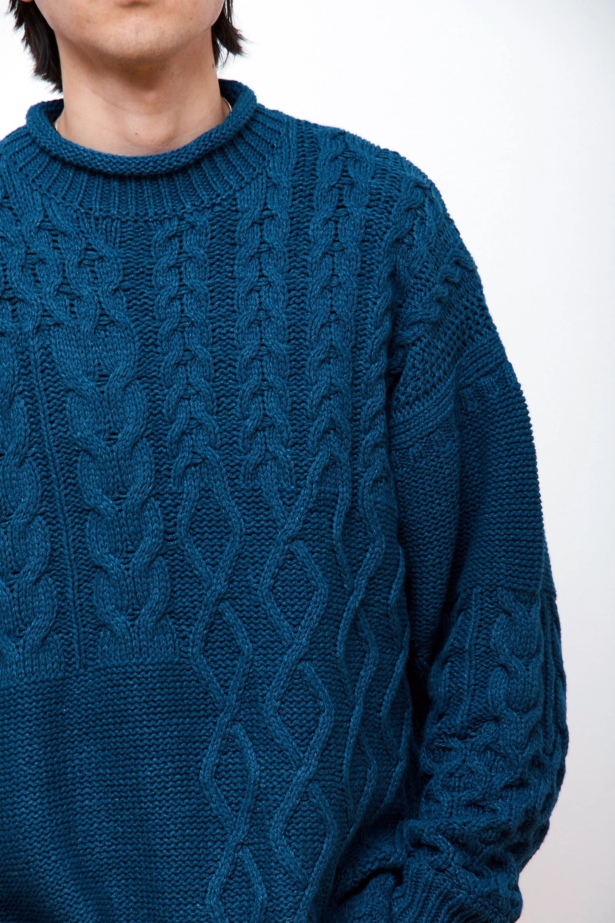 Cotton Guernsey Sweater Indigo