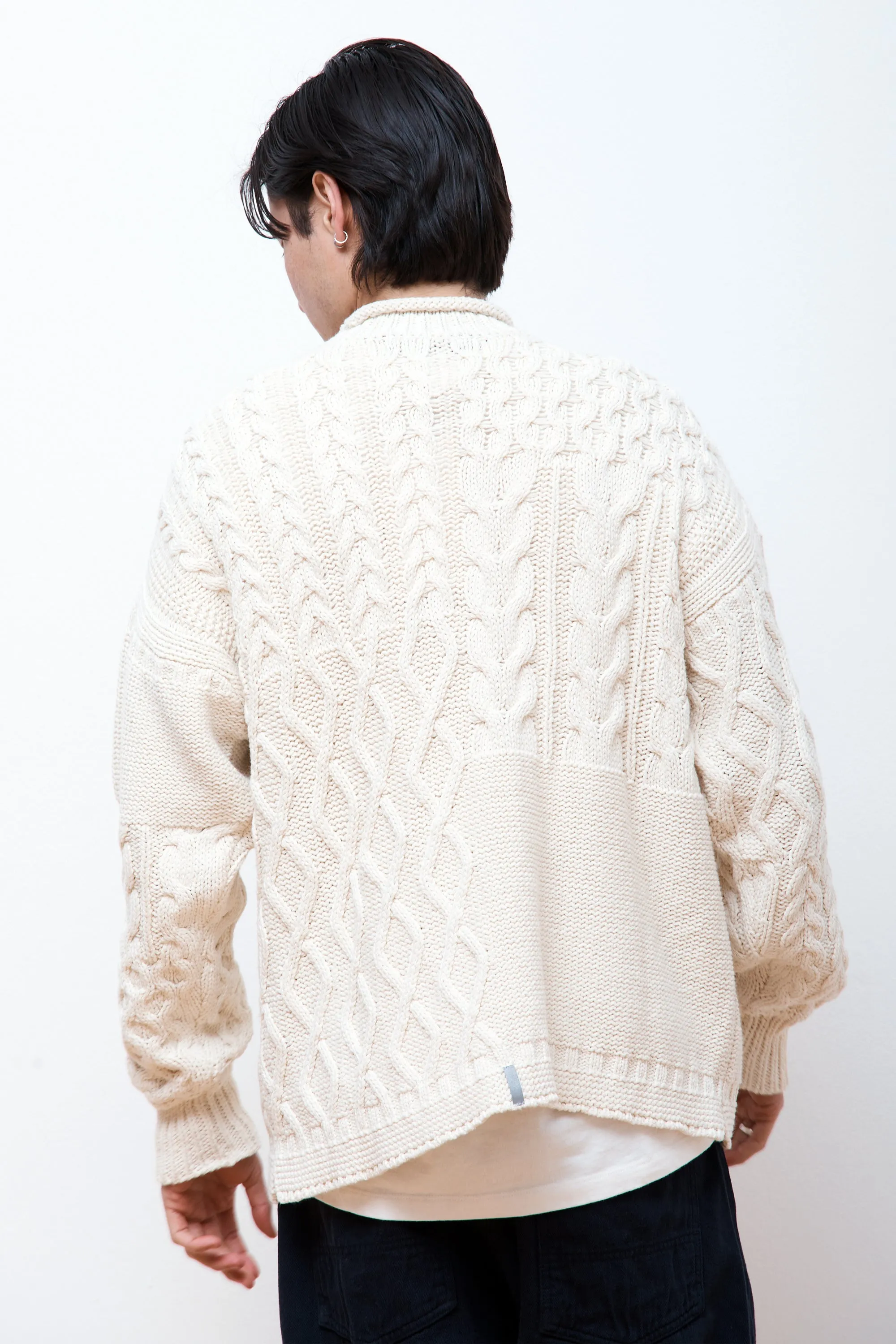 Cotton Guernsey Sweater Kinari