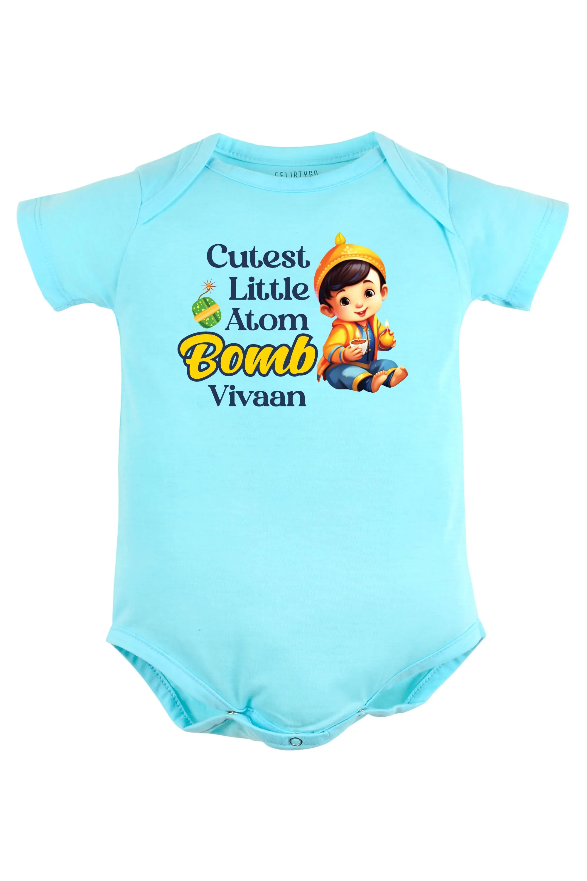 Cutest Little Atom Bomb Baby Romper | Onesies w/ Custom Name