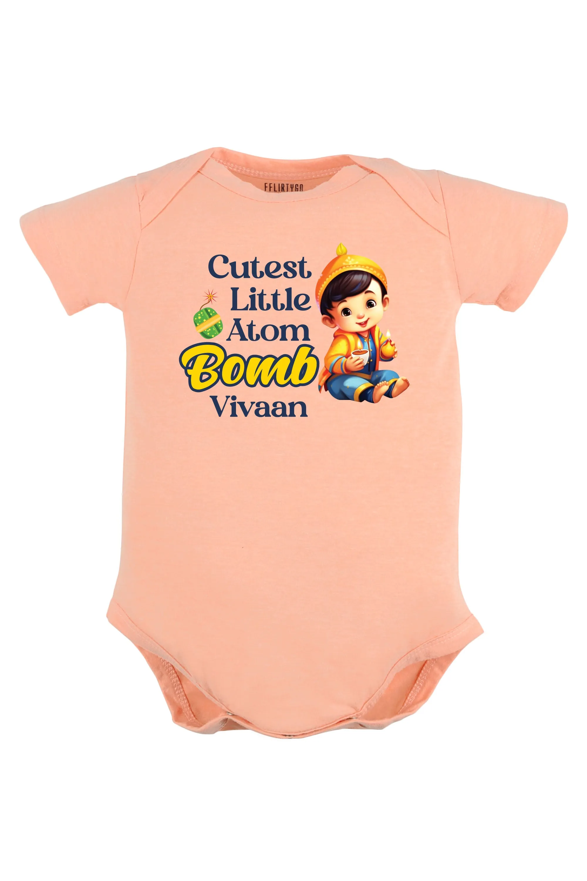 Cutest Little Atom Bomb Baby Romper | Onesies w/ Custom Name