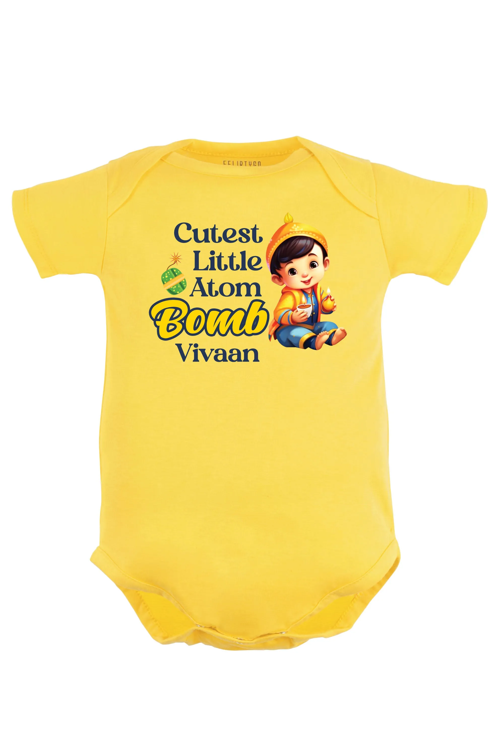 Cutest Little Atom Bomb Baby Romper | Onesies w/ Custom Name