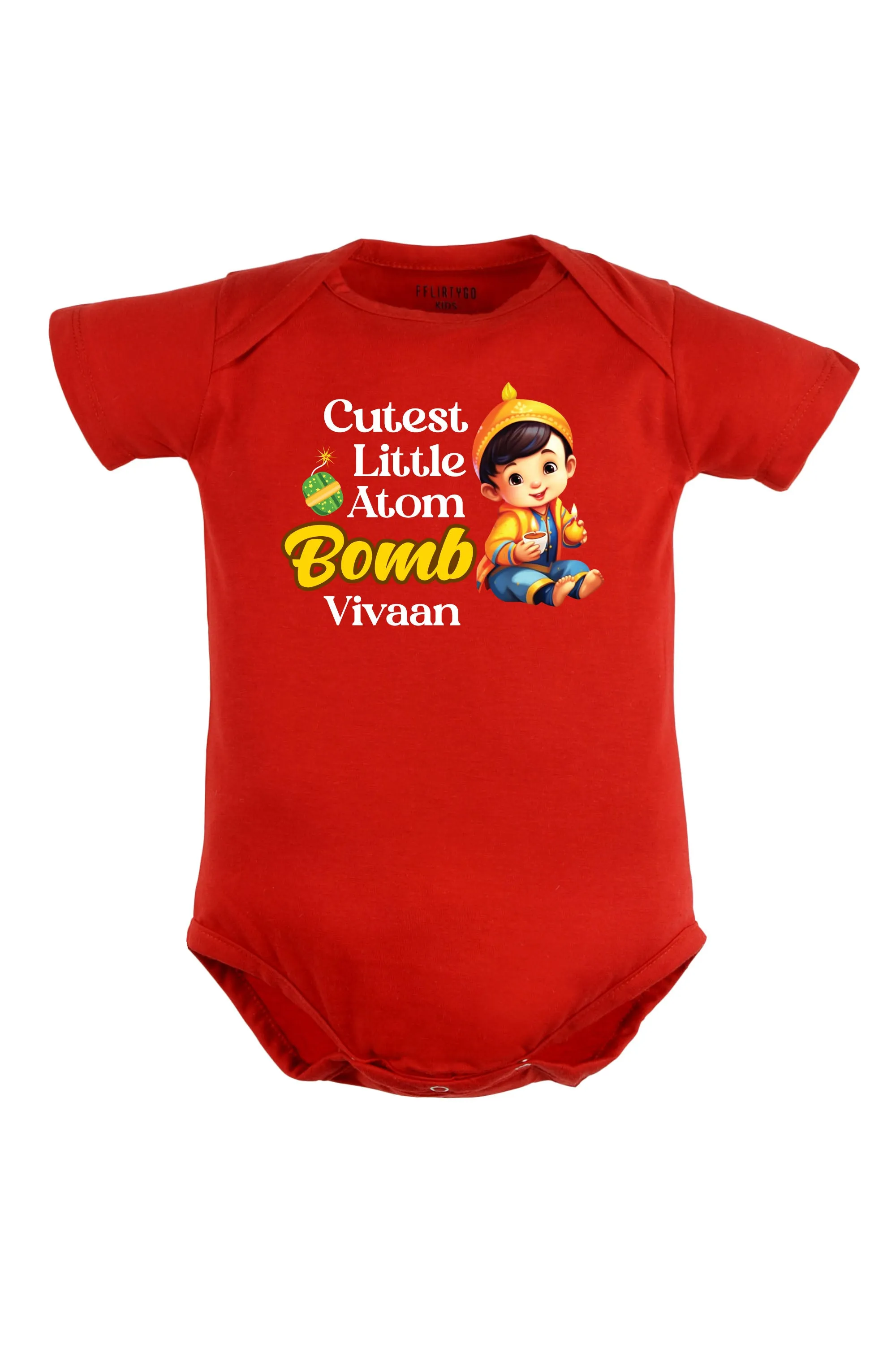 Cutest Little Atom Bomb Baby Romper | Onesies w/ Custom Name