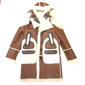 Daniels Leather Chocolate 3/4 Shearling Jacket