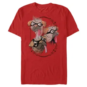 Deadpool & Wolverine Dogpool Three Faces T-shirt