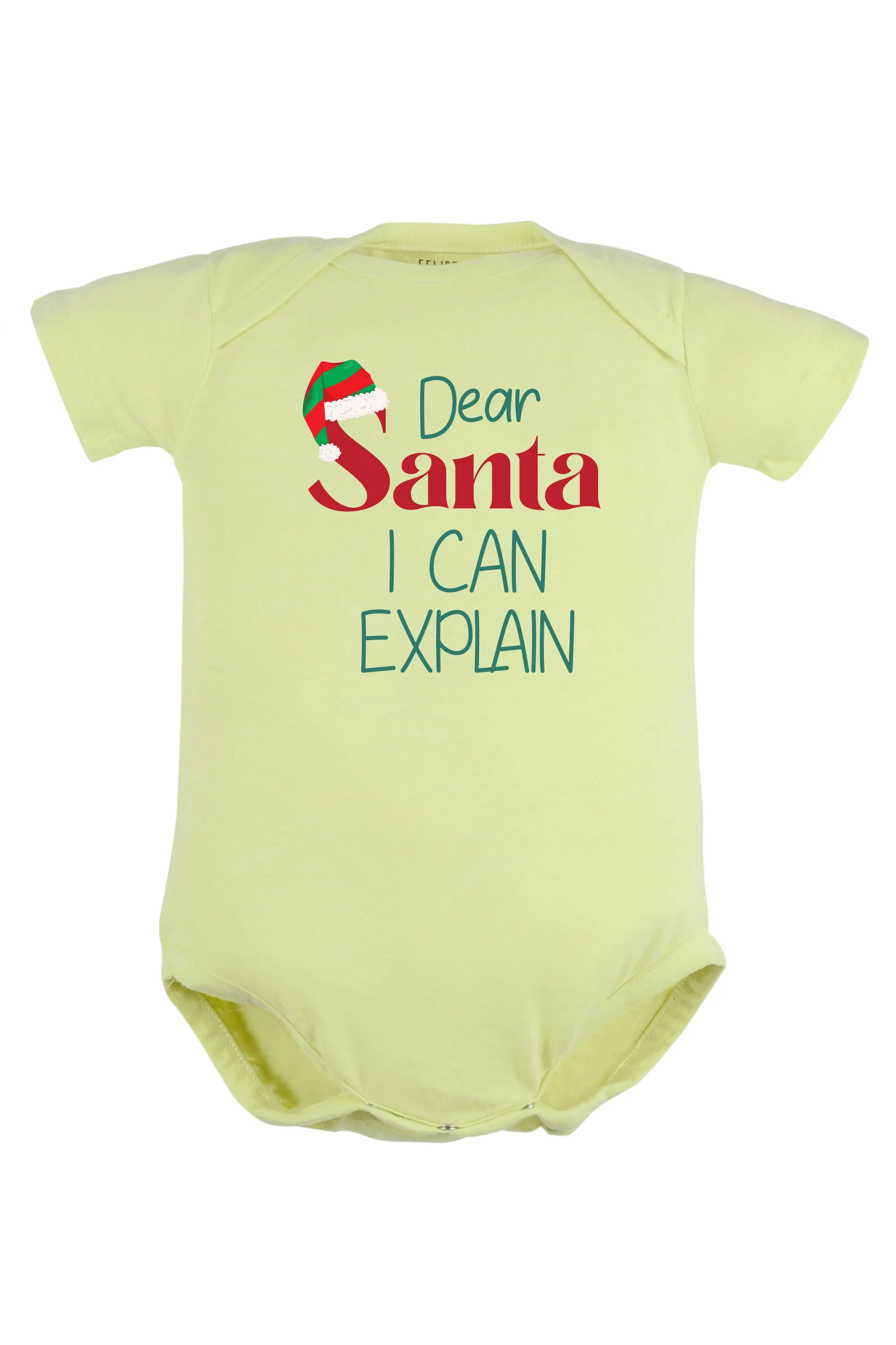 Dear Santa I Can Explain Baby Romper | Onesies