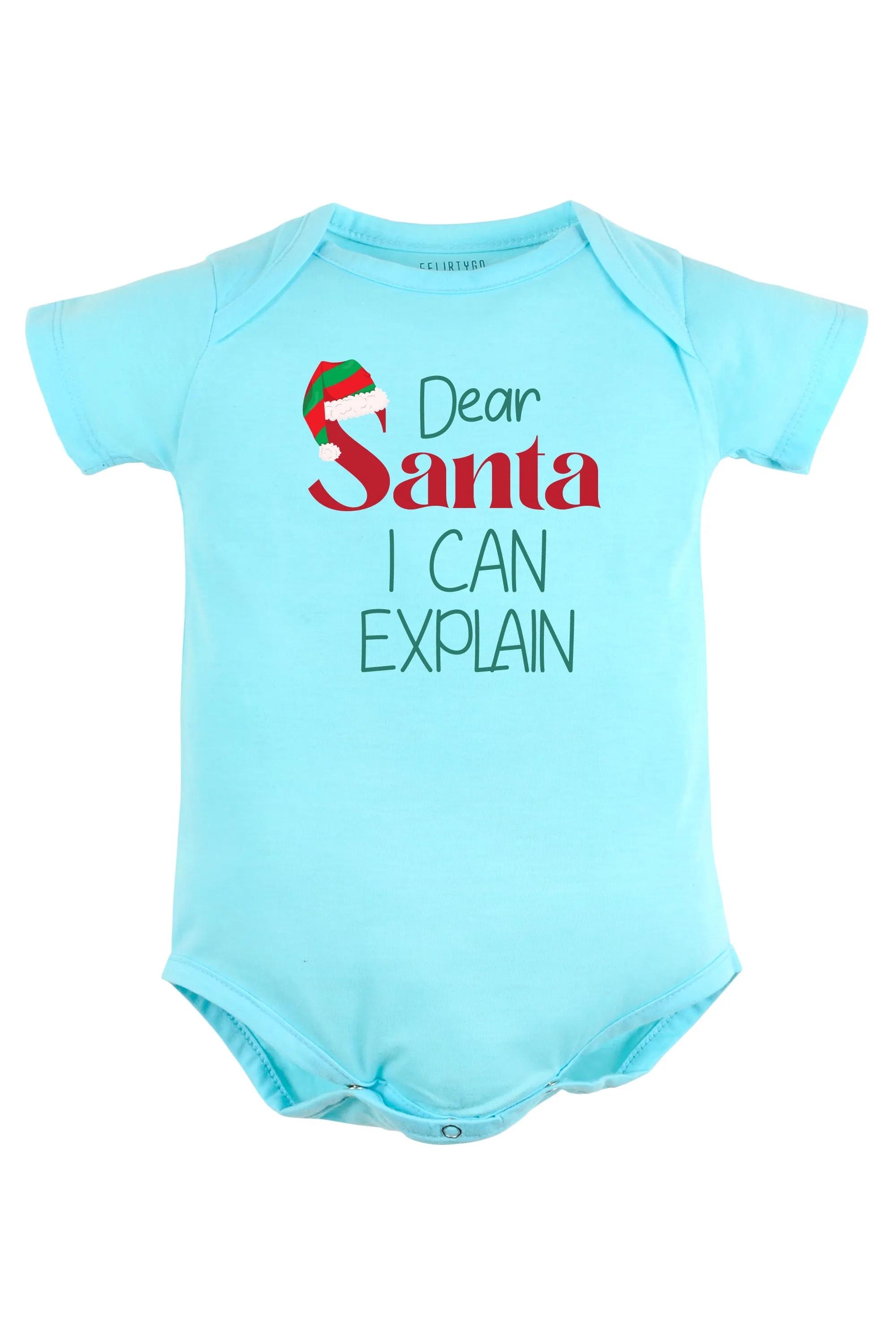 Dear Santa I Can Explain Baby Romper | Onesies