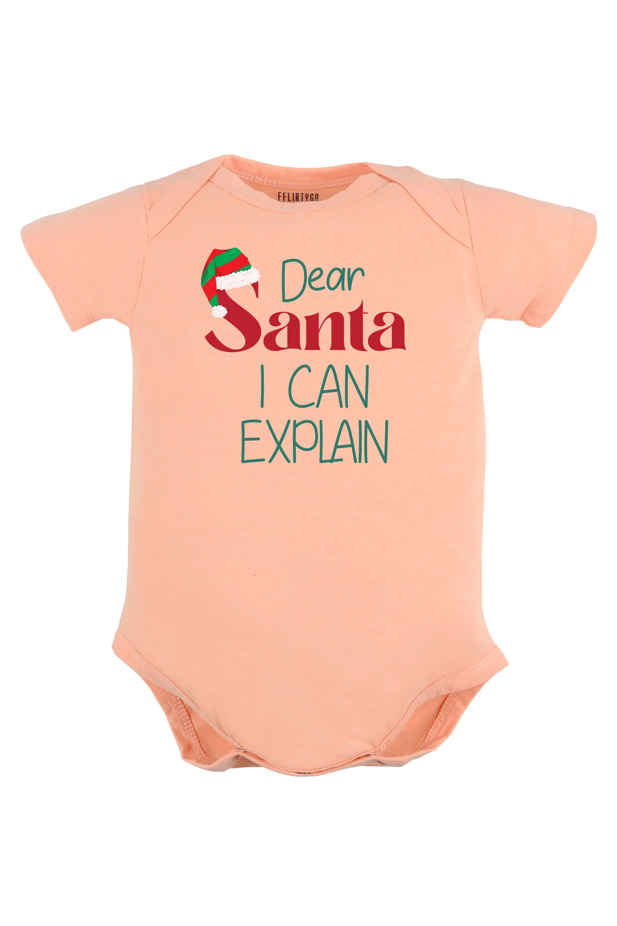 Dear Santa I Can Explain Baby Romper | Onesies