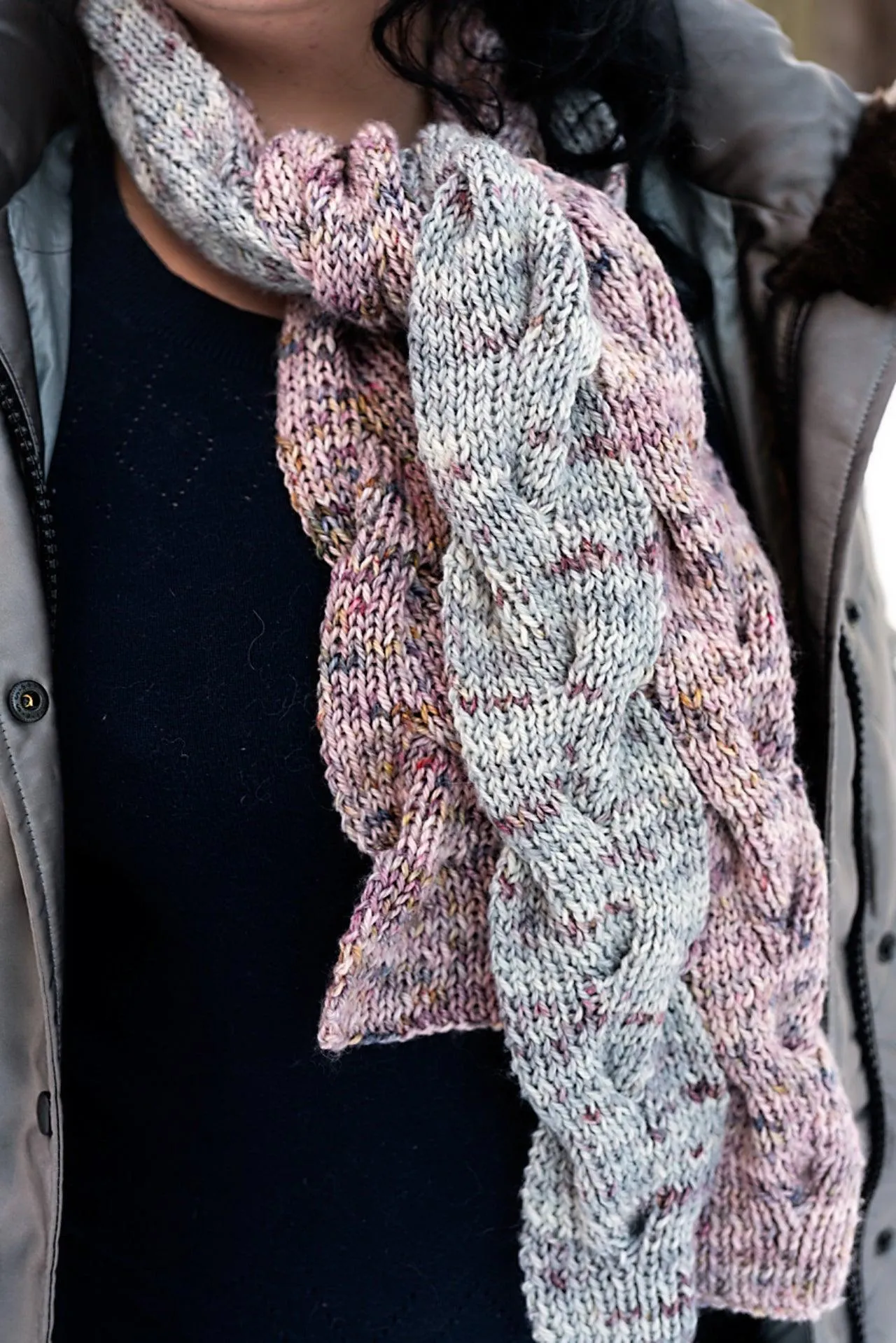 Double Dk Scarf - FREE KNITTING PATTERN