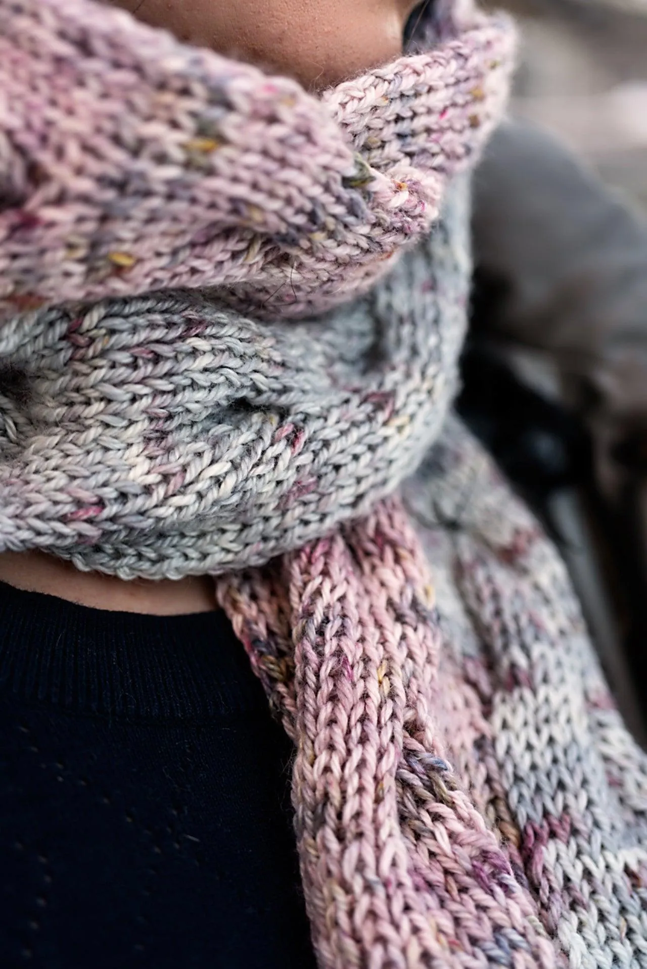 Double Dk Scarf - FREE KNITTING PATTERN