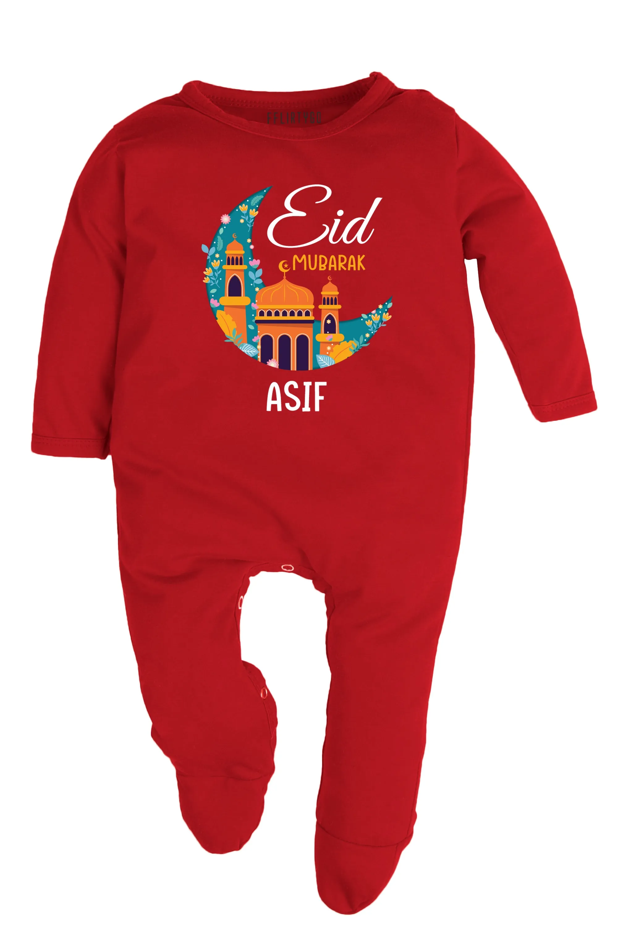 Eid Mubarak Baby Romper | Onesies w/ Custom Name