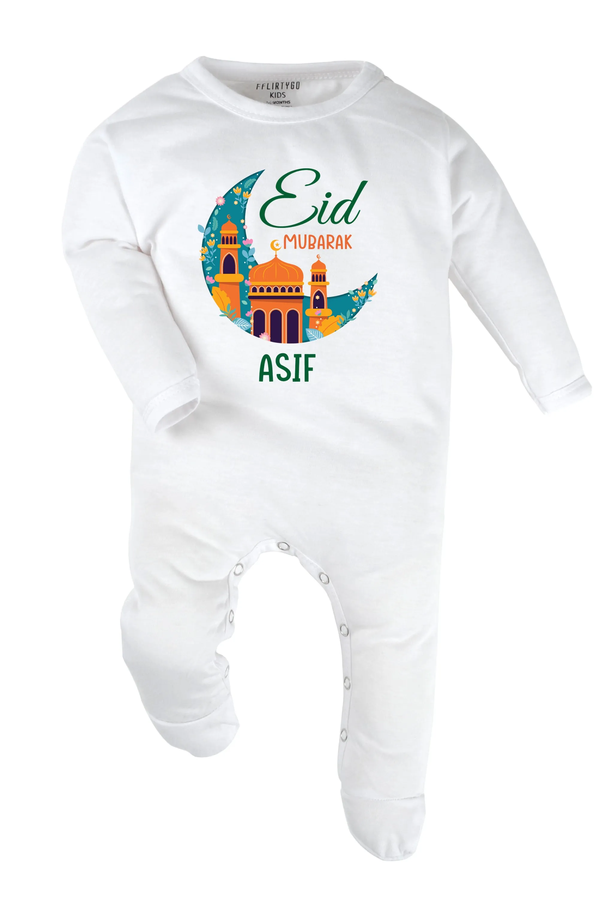 Eid Mubarak Baby Romper | Onesies w/ Custom Name