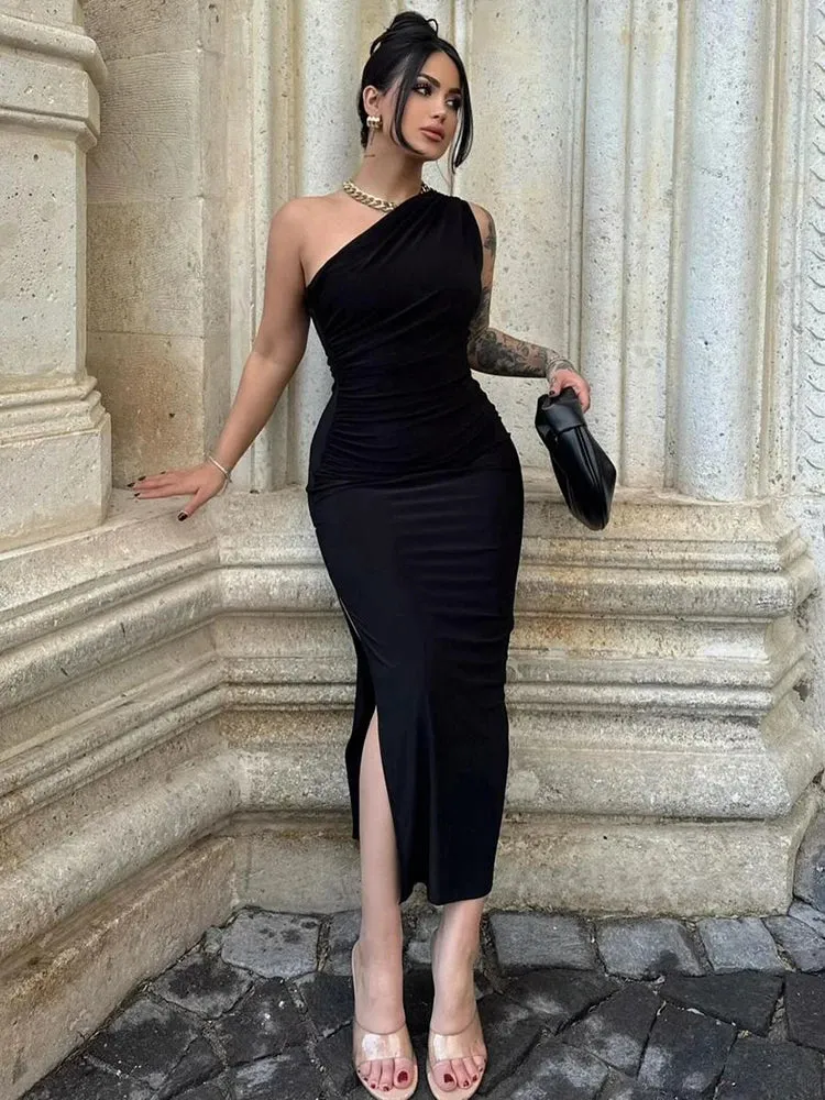 Elegant Sleeveless Backless Bodycon Dress