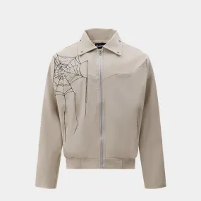 Embro Web | Embroidered Bomber Jacket