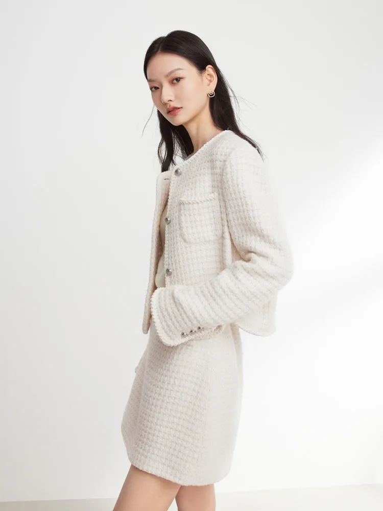 EP YAYING Woolen Parisian-style Coat