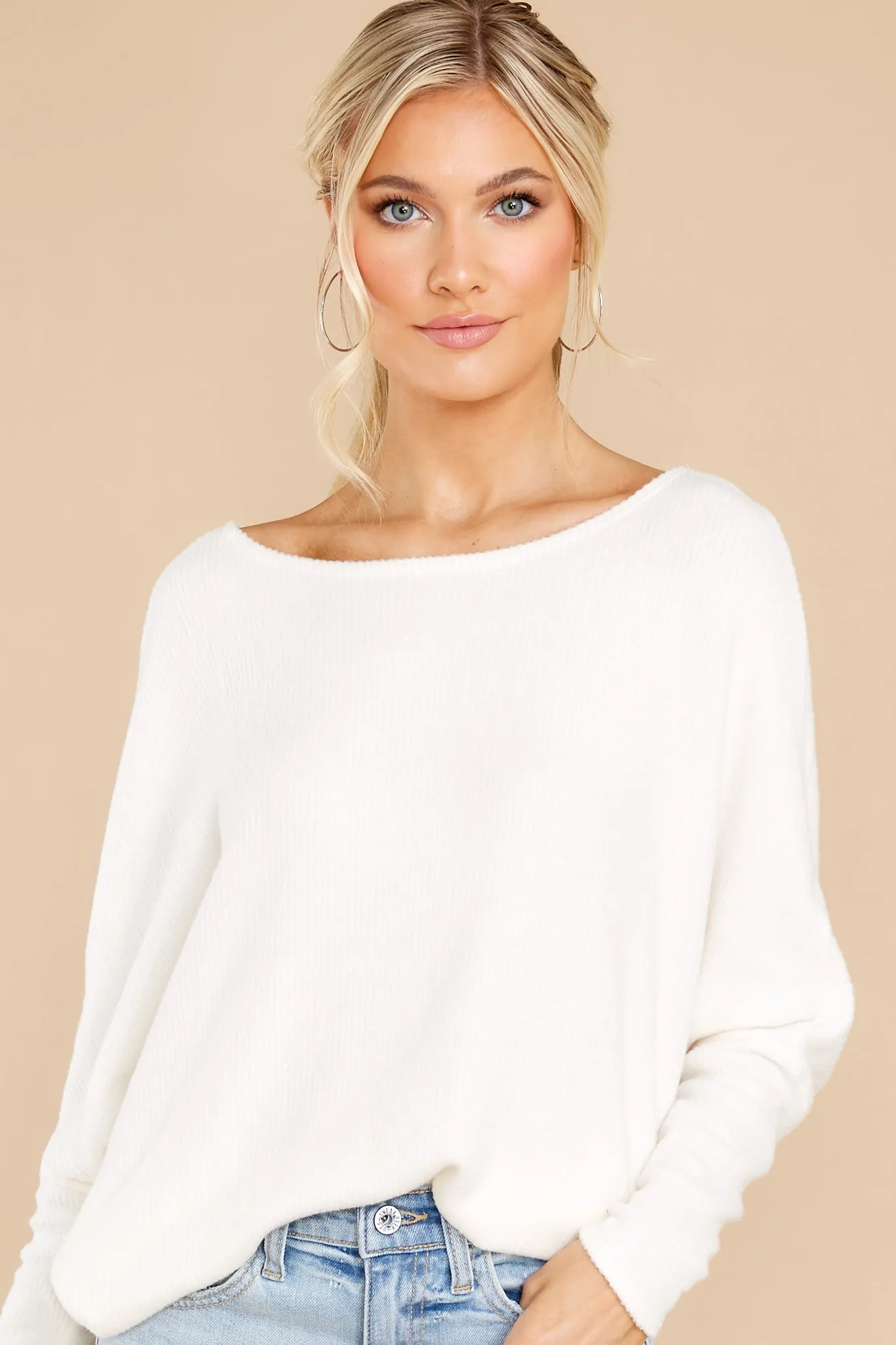 Essential Moment White Sweater