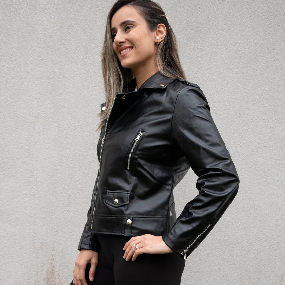 (Faux Leather) Personalized Mrs Bridal Leather Jackets