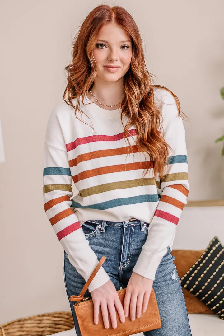 Feeling Bold Multi Stripe Sweater