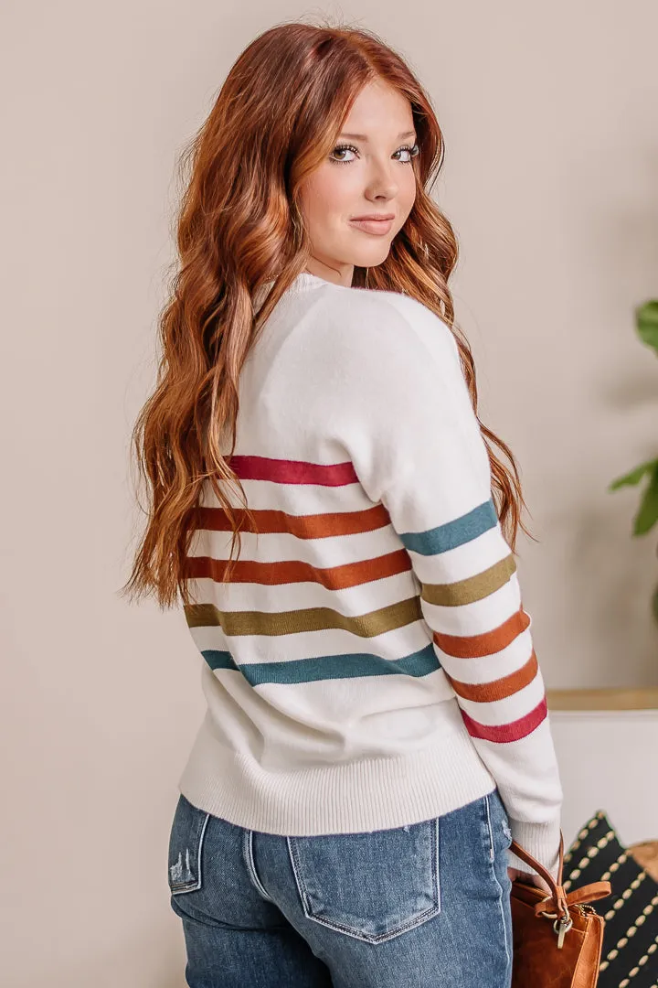 Feeling Bold Multi Stripe Sweater