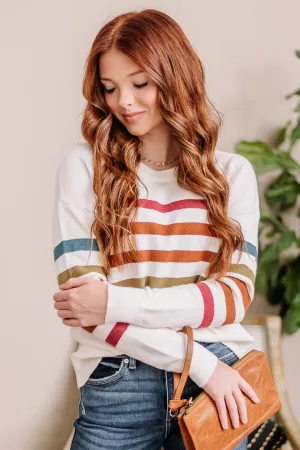 Feeling Bold Multi Stripe Sweater