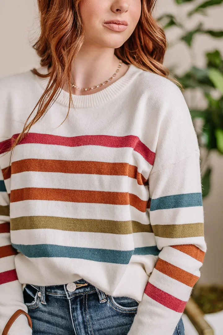 Feeling Bold Multi Stripe Sweater