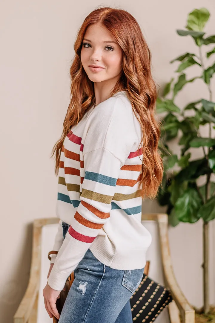 Feeling Bold Multi Stripe Sweater