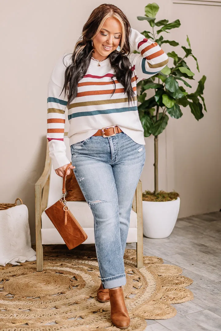 Feeling Bold Multi Stripe Sweater