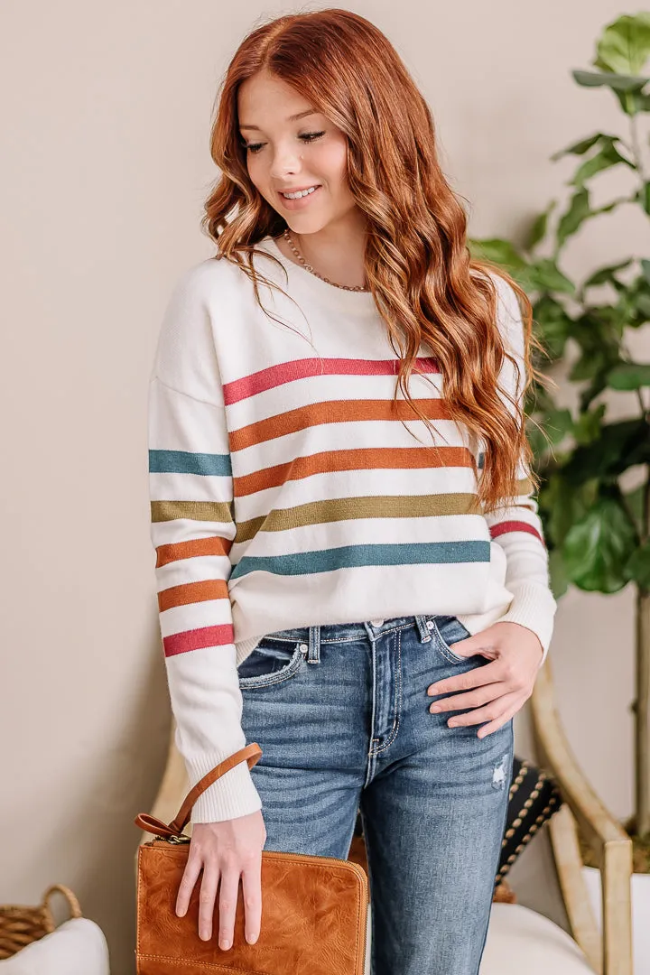 Feeling Bold Multi Stripe Sweater