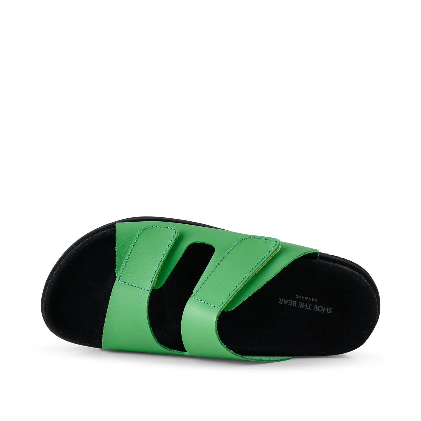 Fern sandal leather - GREEN